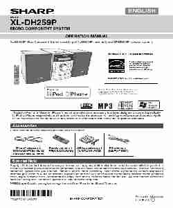 Sharp Stereo System XLDH259P-page_pdf